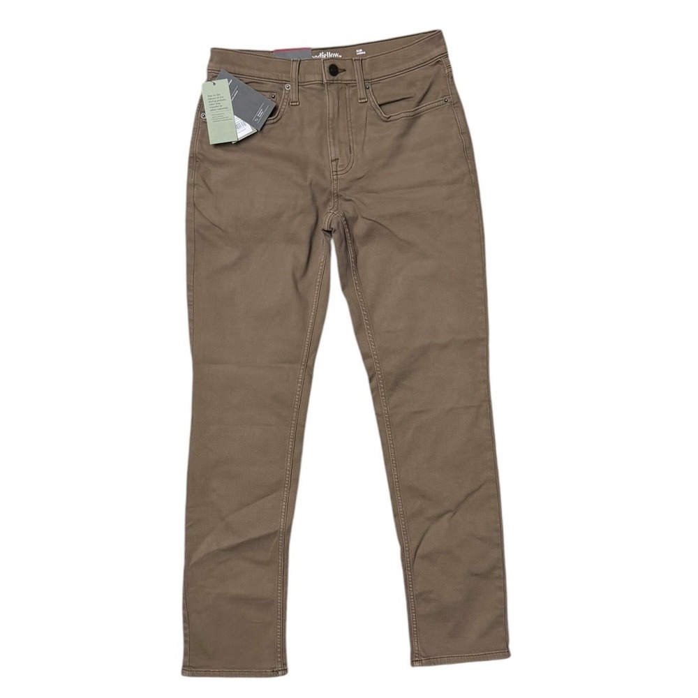 Men Slim Fit Chino Pants Goodfellow & Co Khaki 30x32 Stretch Flex NWT